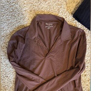 Todd Snyder collared luxury jersey